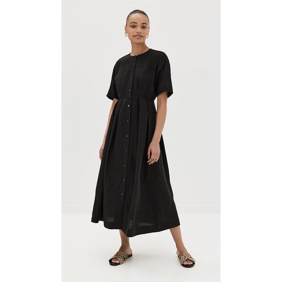 Jenni Kayne Dresses & Skirts - Jenni Kayne Black Linen Day Maxi Dress Size Small